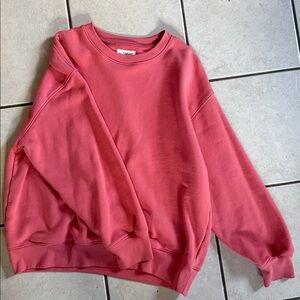 American Eagle Outfitters Coral Sweatshirt